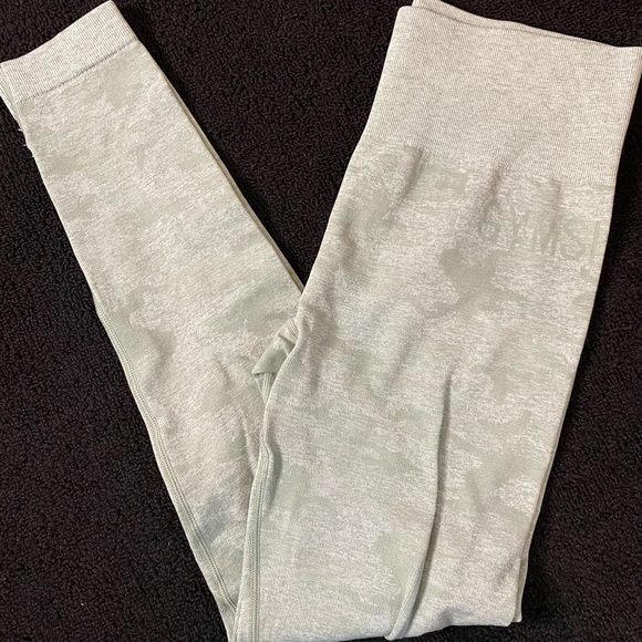 Gymshark green camo seamless leggings - Picture 1 of 5